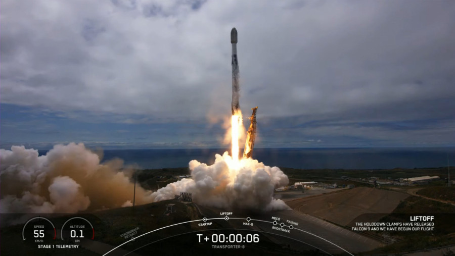 Lanzamiento Falcon 9 de SpaceX con FOSSASat FEROX