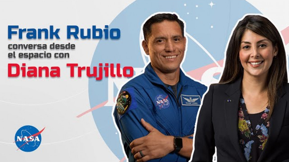 Frank Rubio conversa desde el espacio con Diana Trujillo