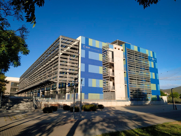 Edificio RDIT^J sede de la incubadora ESA BIC en Barcelona^J Campus de la UPC^