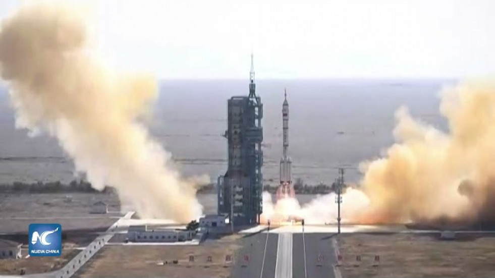 China lanza nave espacial tripulada Shenzhou-17