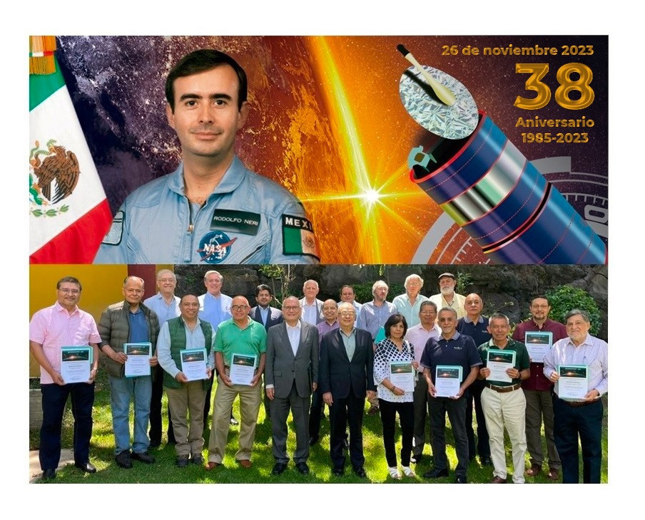 Foto REMEMORA AEM 38 ANIVERSARIO DEL PRIMER ASTRONAUTA MEXICANO Y EL SATÉLITE MORELOS 2
