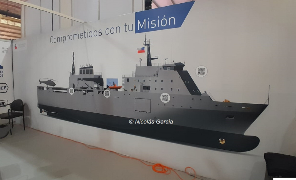El primer buque multipropósito de la Armada de Chile registra un 12% de avance en Asmar Talcahuano