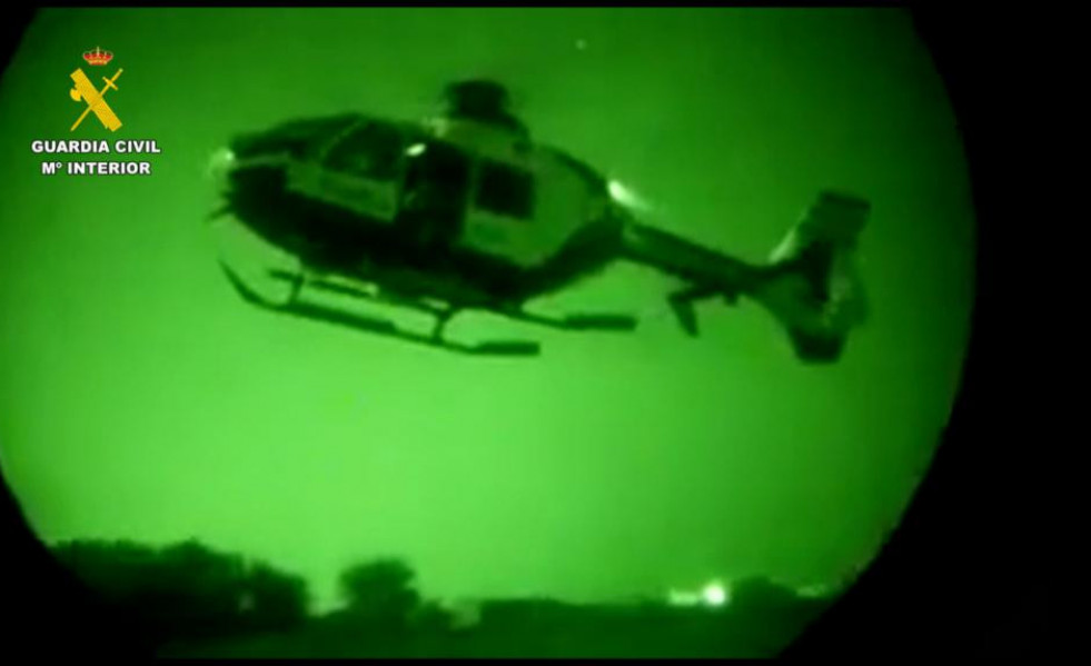 La Guardia Civil utiliza por primera vez gafas de visión nocturna en un rescate aéreo de noche