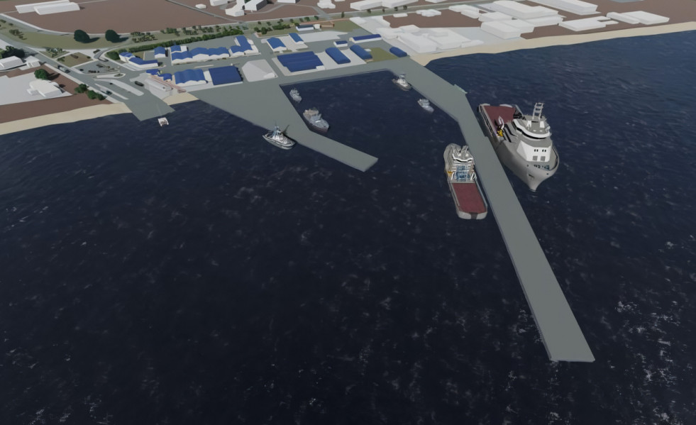 La Armada de Chile y el MOP revisan avances del proyecto de construcción de dársena en Punta Arenas