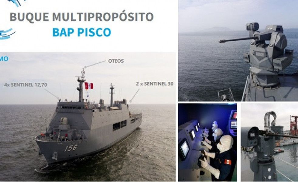 La Armada de Perú adquiere la última iteración del sistema de armas Scamo para equipar al BAP Paita