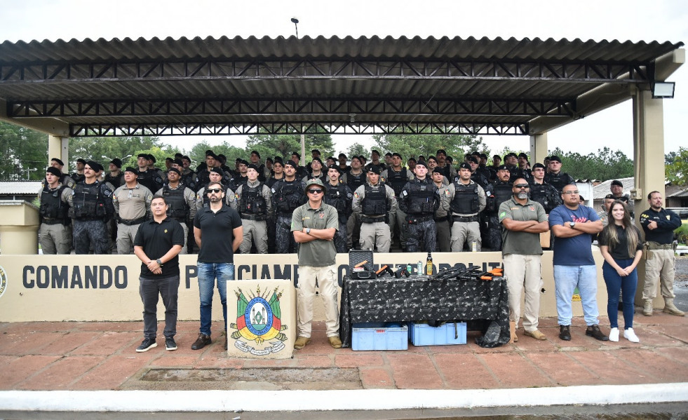 Condor Não letais realiza a 2ª Edição do Condor Day na Brigada Militar, no sul do Brasil.