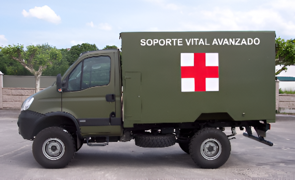 El Ejército de Tierra renueva su flota vehículos sanitarios con nuevas ambulancias todoterreno y blindadas