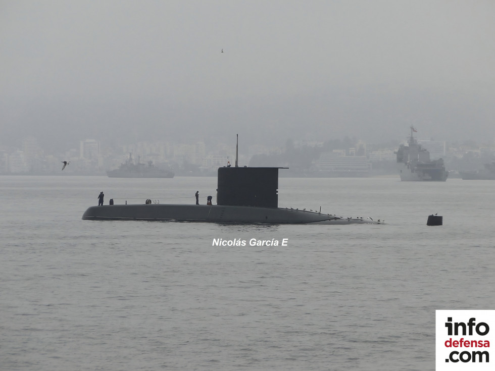 La Armada de Chile avanza en los estudios para reemplazar sus dos submarinos clase 209/1400L