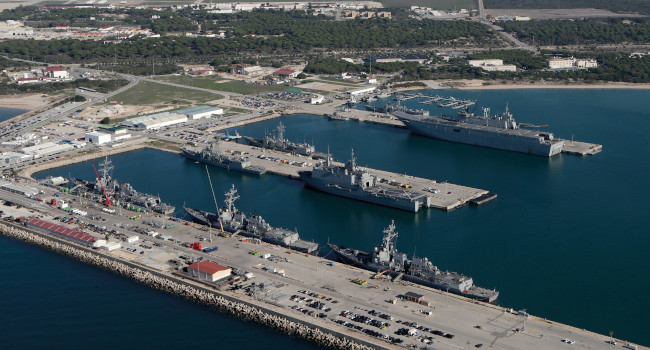Las infraestructuras que transformarán la base naval de Rota: nuevos muelles, capitanía general y una planta solar