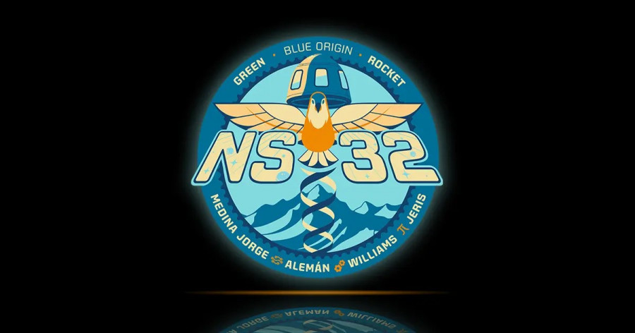 Parche blue origin NS32
