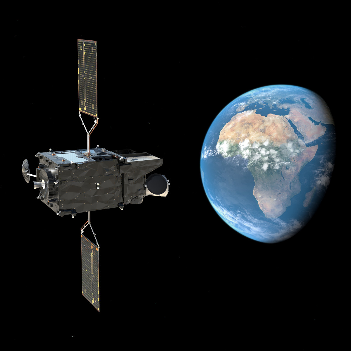 MTG Sounder satellite over the equator