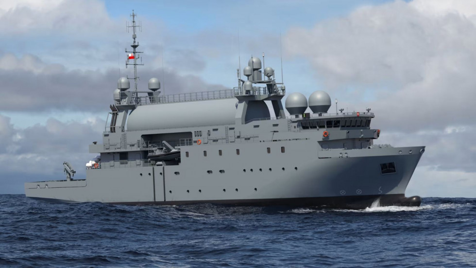 El rearme polaco también llega al espionaje en el mar: Saab bota el primer buque de este tipo para el país