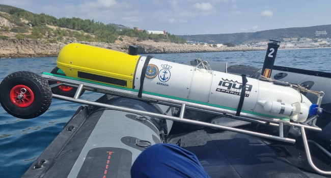 Así es el Sparus II, el dron submarino de la Armada para deterctar minas o vigilar infraestructuras críticas