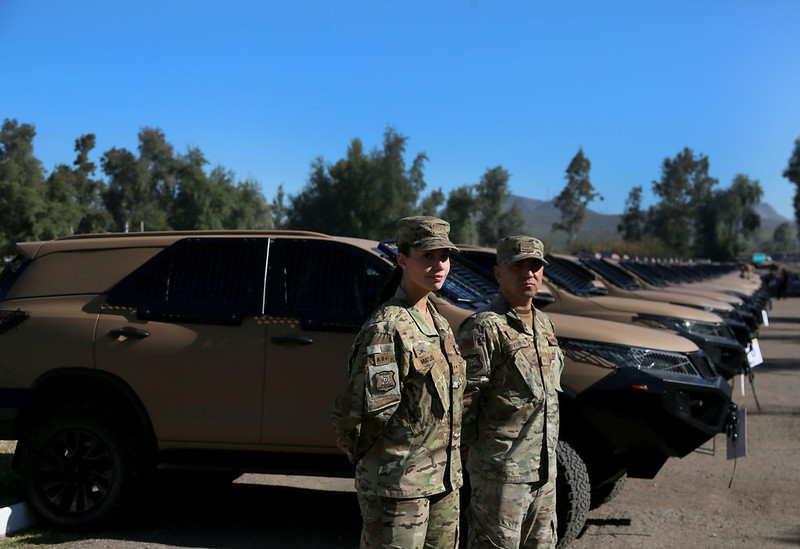 Fotogalería: El Ejército de Chile presenta sus nuevos SUV blindados Copper 2.8 TDI 4x4