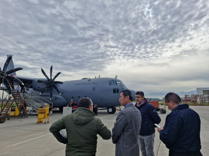 Enaer presenta a Taiwán el Hercules con hélices NP2000 y el Pillan II de la FACh con foco en cooperación industrial