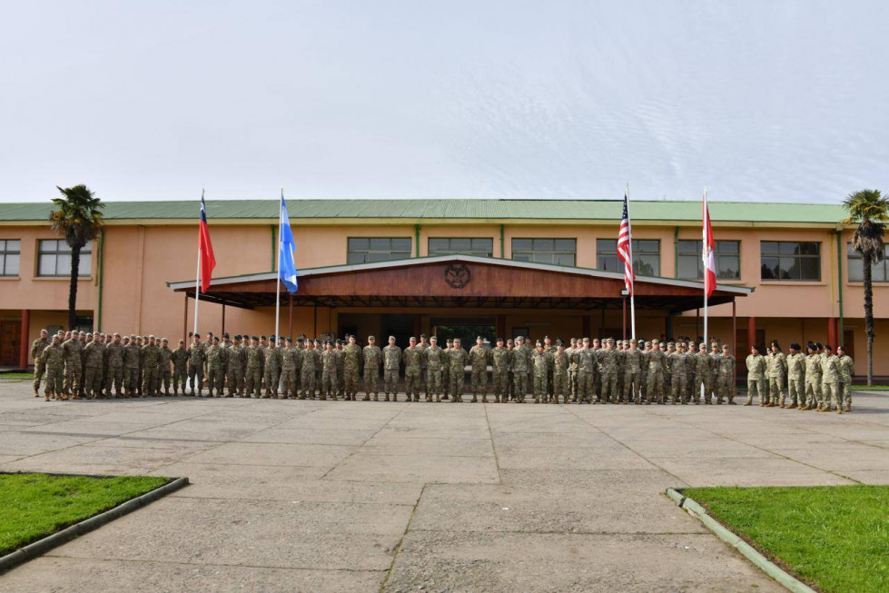 El Ejército de Chile inicia al ejercicio Southern Vanguard 2025 con tropas de montaña de Argentina, EEUU y Perú
