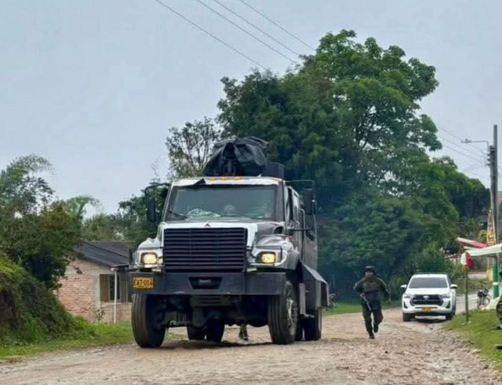Los blindados Navistar CXT del Ejército de Colombia combaten en el sur del país