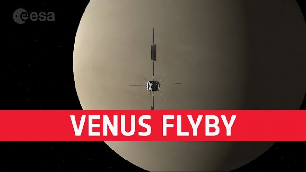 Juice’s flyby of Venus (close-up)